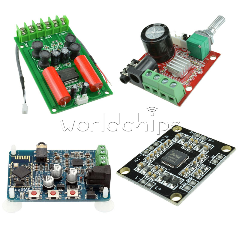 Bluetooth 4.0 PAM8610 Audio Receiver Digital Stereo Amplifier 12V DC 10WX2 15WX2