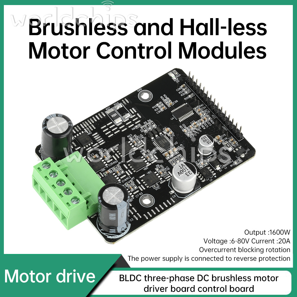 380W/400W BLDC 3 Phase PWM DC Hall Motor Control Brushless Driver Controller