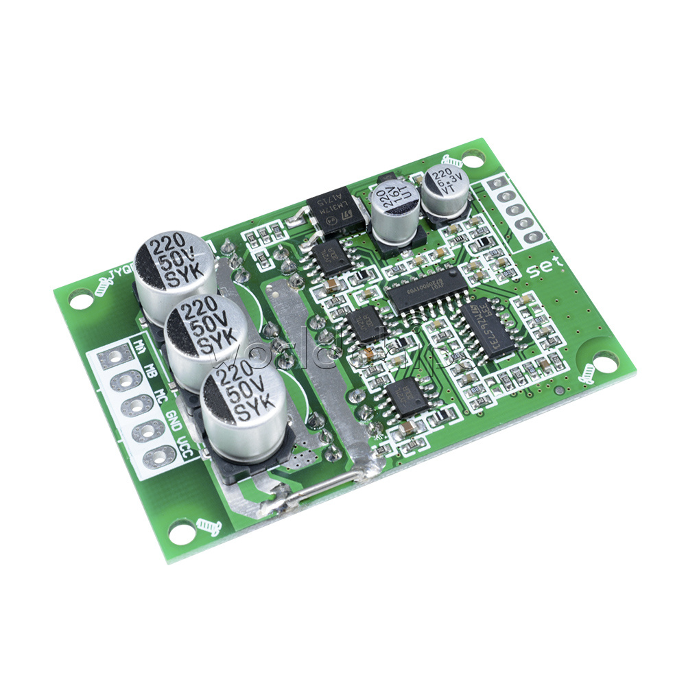 DC12V-36 500W JYQD_V6.3E1 Brushless Motor PWM Controller w/ Balanced Hall Board - Picture 13 of 23