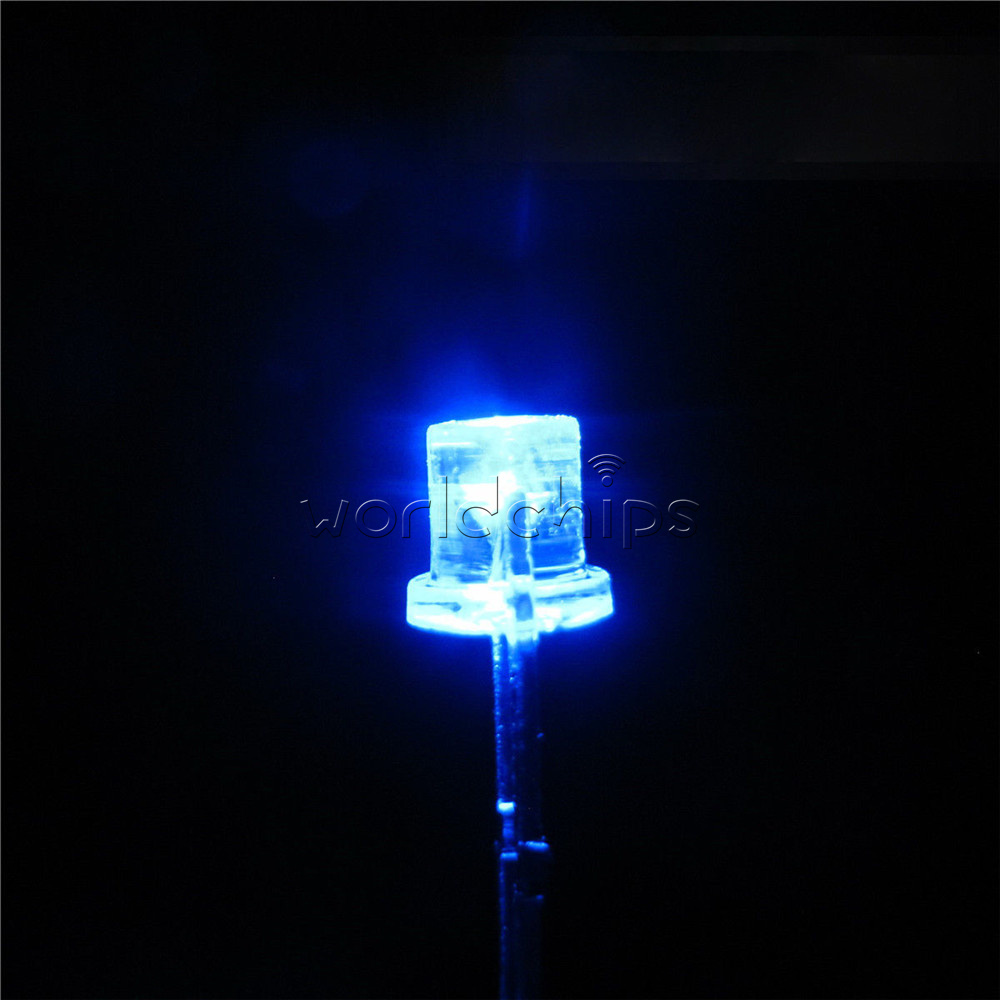 1000pcs 5mm Green Straw Hat LED 15000MCD Wide Angle Water Clear Leds Light New