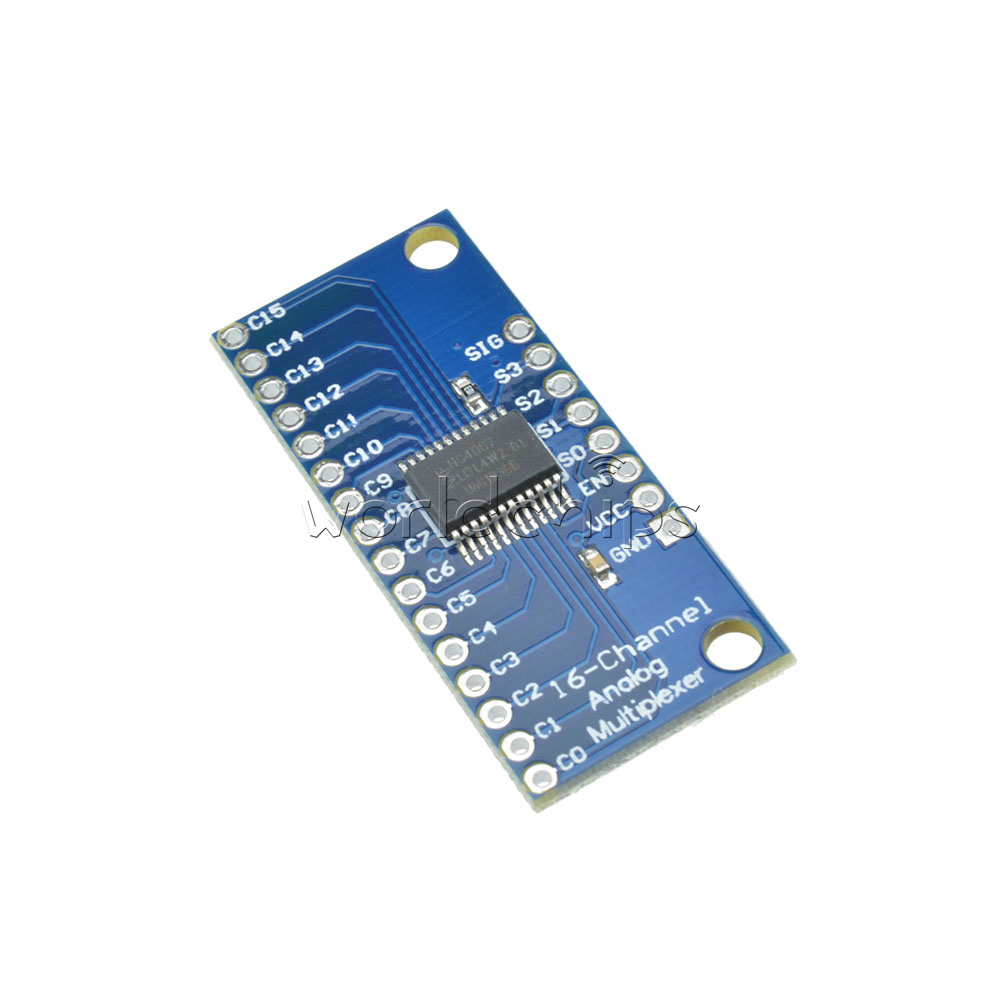 2Pcs CD74HC4067 Analogique Digital MUX Breakout Board 16 CH Module pour Arduino