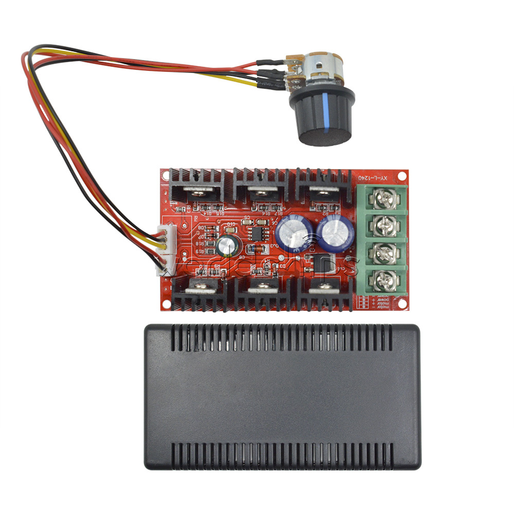 DC 9-50V 40A Motor Speed Control PWM HHO RC Controller Top 2000W 12V 24V 48V US