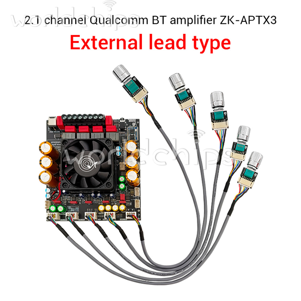 3 カロッツエリア　Bluetoothユニット ZK-APTX3 2x300W+600W TPA3255 Bluetooth Power Amplifier Board 2.1CH