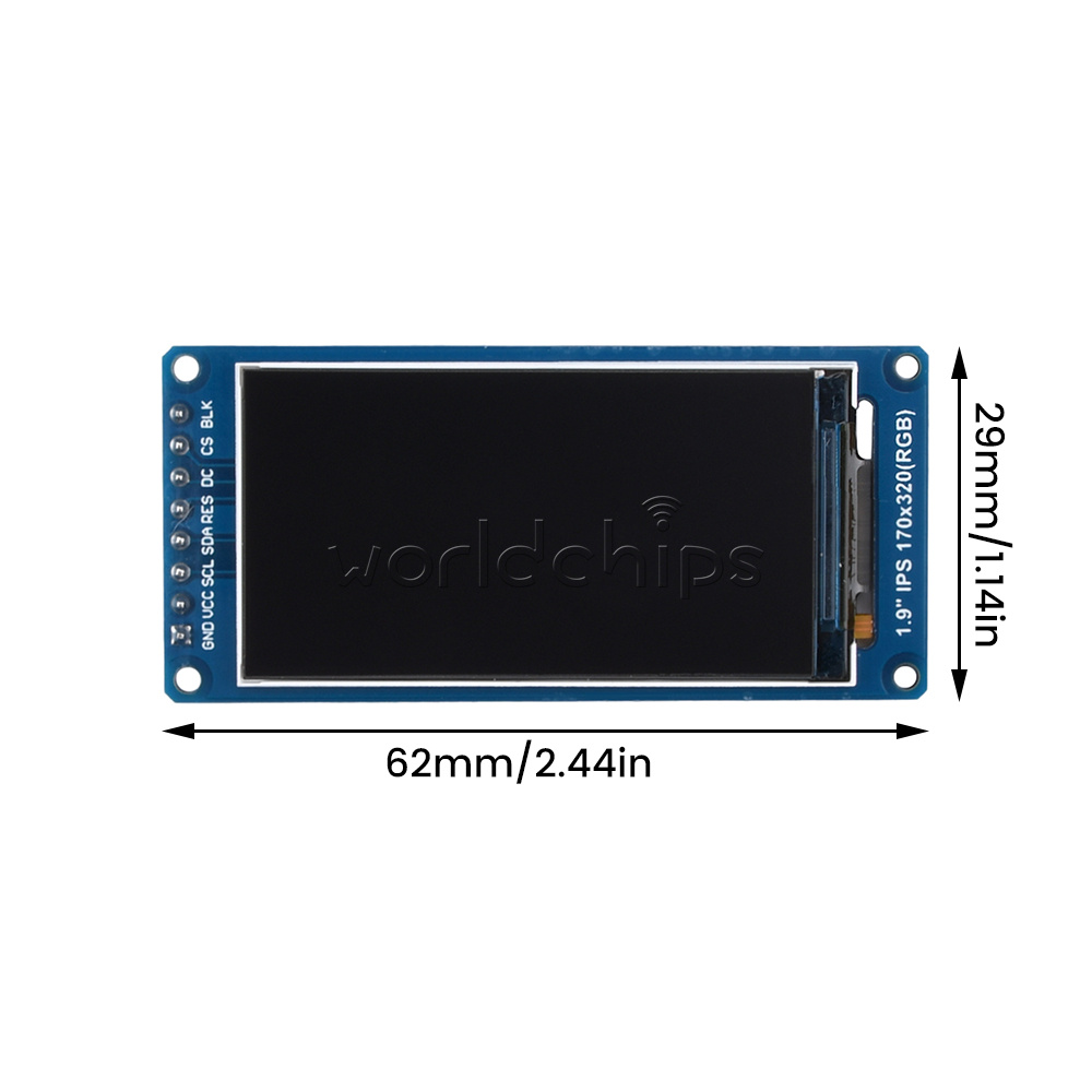 1,47″ TFT-Display Mit ST7789 – 172x320, SPI, IP Produktbild-Vorschau 2