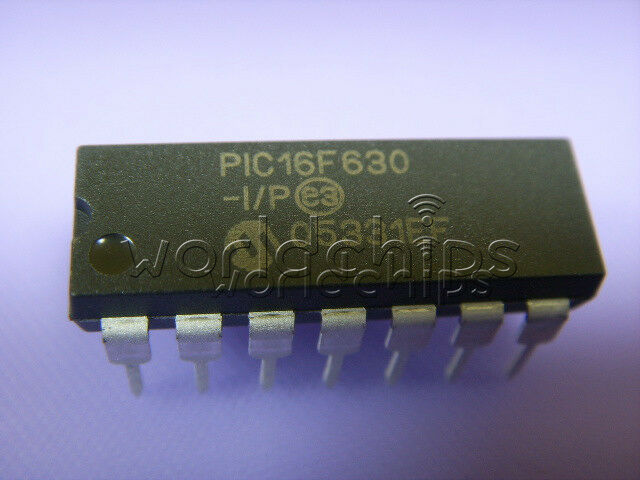PIC16F630 PIC16F630-I/P 16F630 DIP-14 Microcontroller CHIP IC