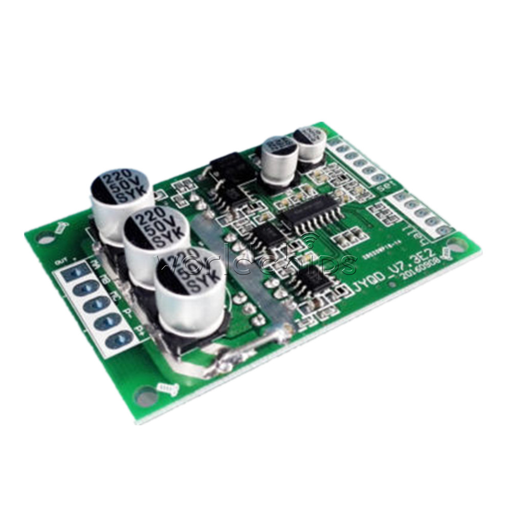 DC12V-36 500W JYQD_V6.3E1 Brushless Motor PWM Controller w/ Balanced Hall Board - Picture 17 of 23