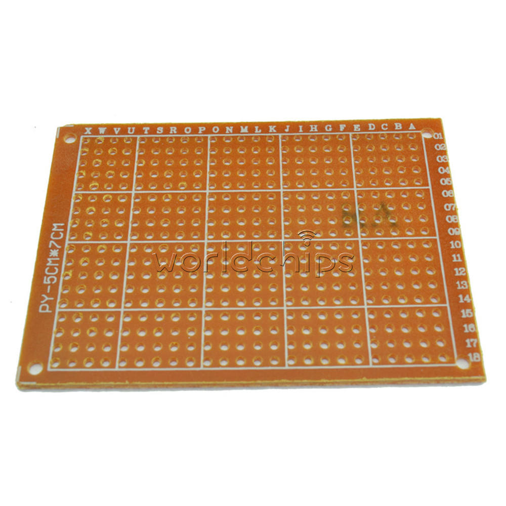10PCS DIY Prototype Paper PCB Universal Experiment Matrix Circuit Board 5x7cm WC