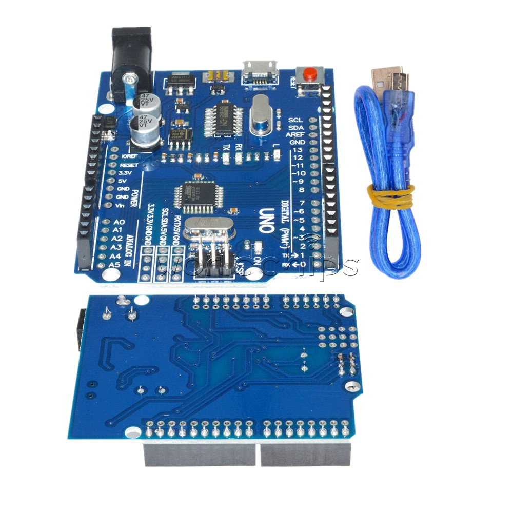 Version Arduino UNO R3 ATMEGA328P-16AU CH340G Micro USB Board DIY