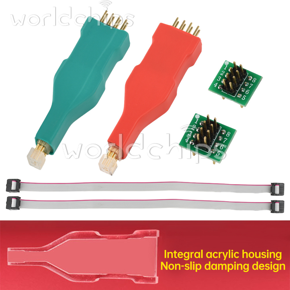 TSSOP8/MSOP8 Chip Spring Pin Burn Read Write Test Probe w/Program