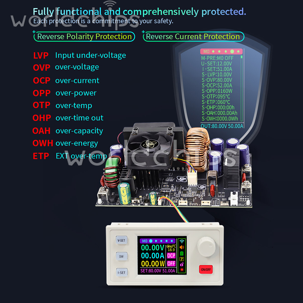 XY8050S CNC DC Adjustable Buck Power Supply Module Constant