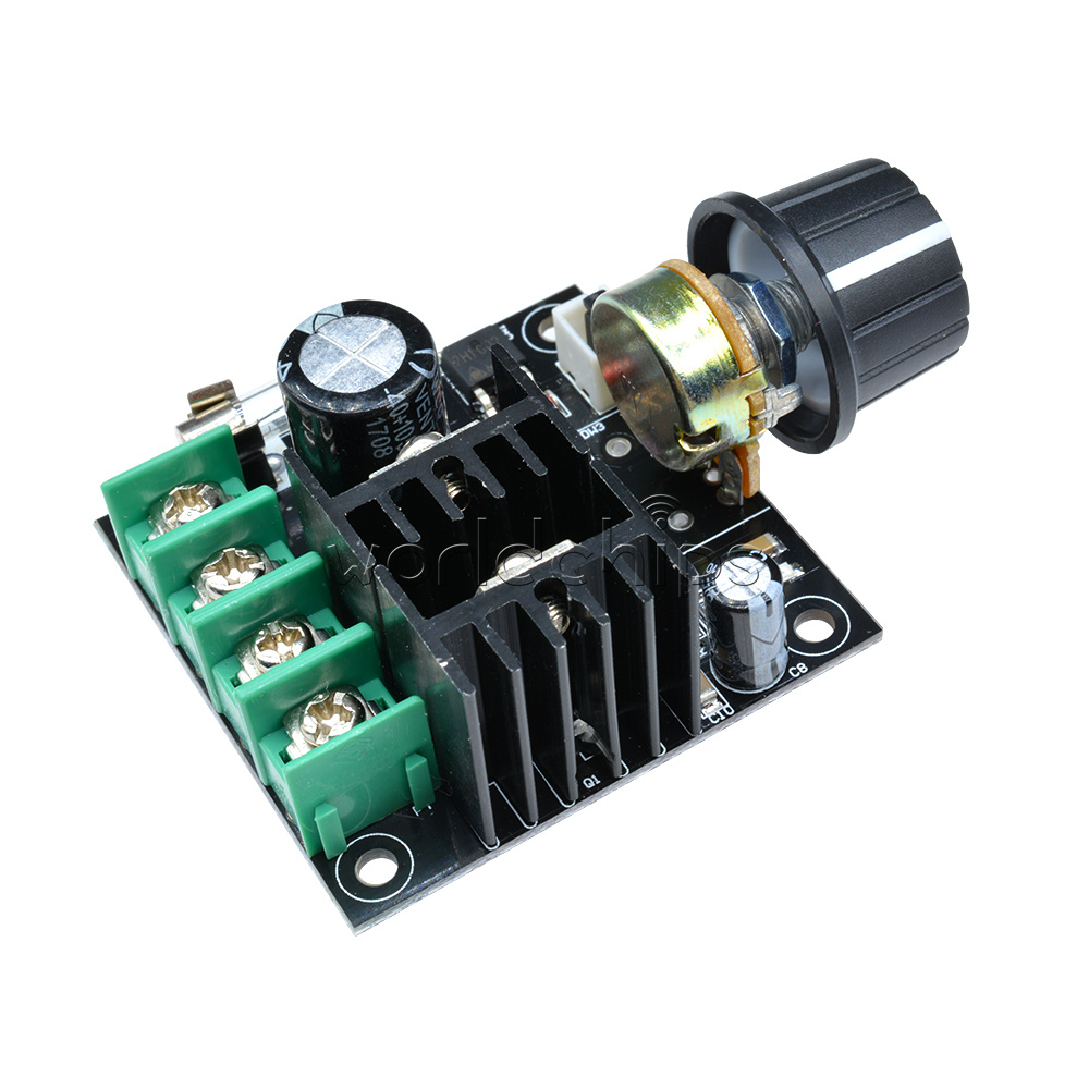 12V~40V 10A PWM DC Motor Speed Control Switch Controller Volt Regulator Dimmer