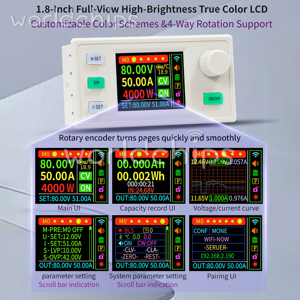 YUUページ XY8050S CNC DC Adjustable Buck Power Supply Module Constant