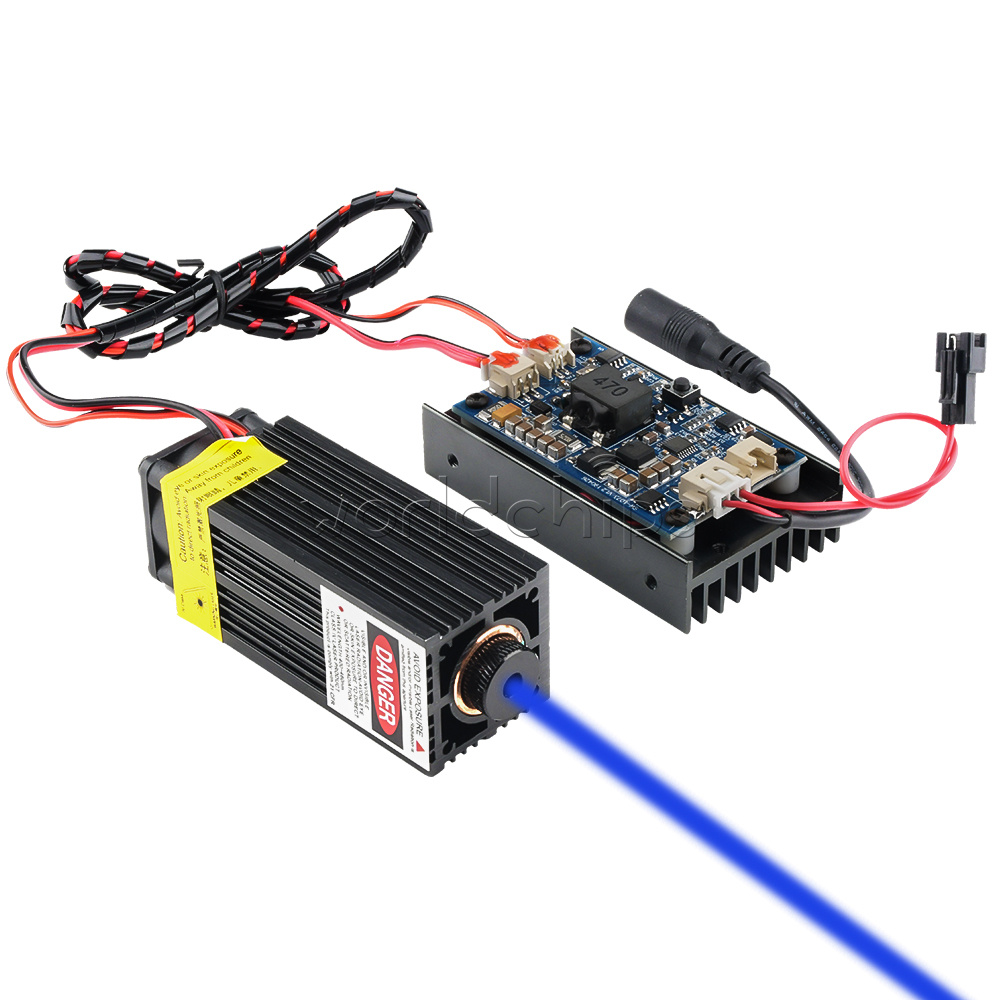 30W / 40W / 50W / 80W 450nm Modulo laser Testa laser Lase blu per macchina  di incisione laser Marcatura del legno Cutting Tool Incisione testa cnc