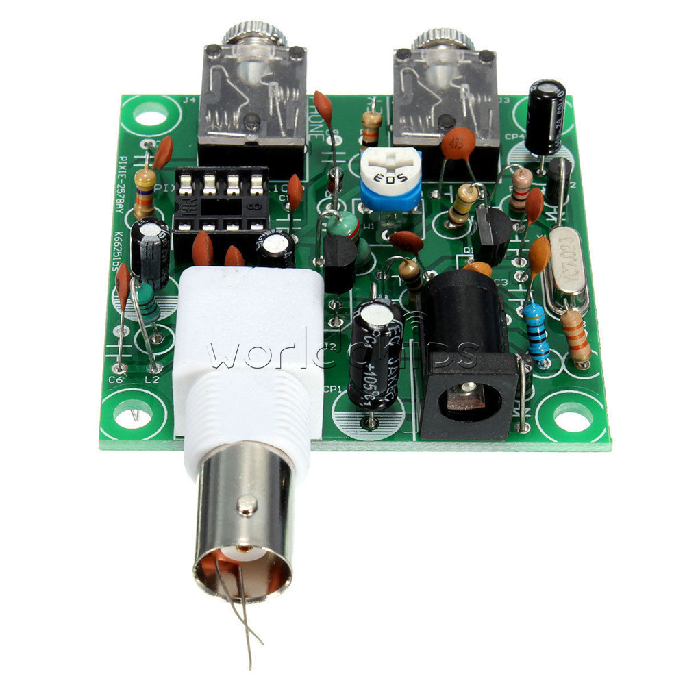 Pixie Ham Radio HF 40M CW QRP Transceiver - Assembled, 7.023–7.026MHz