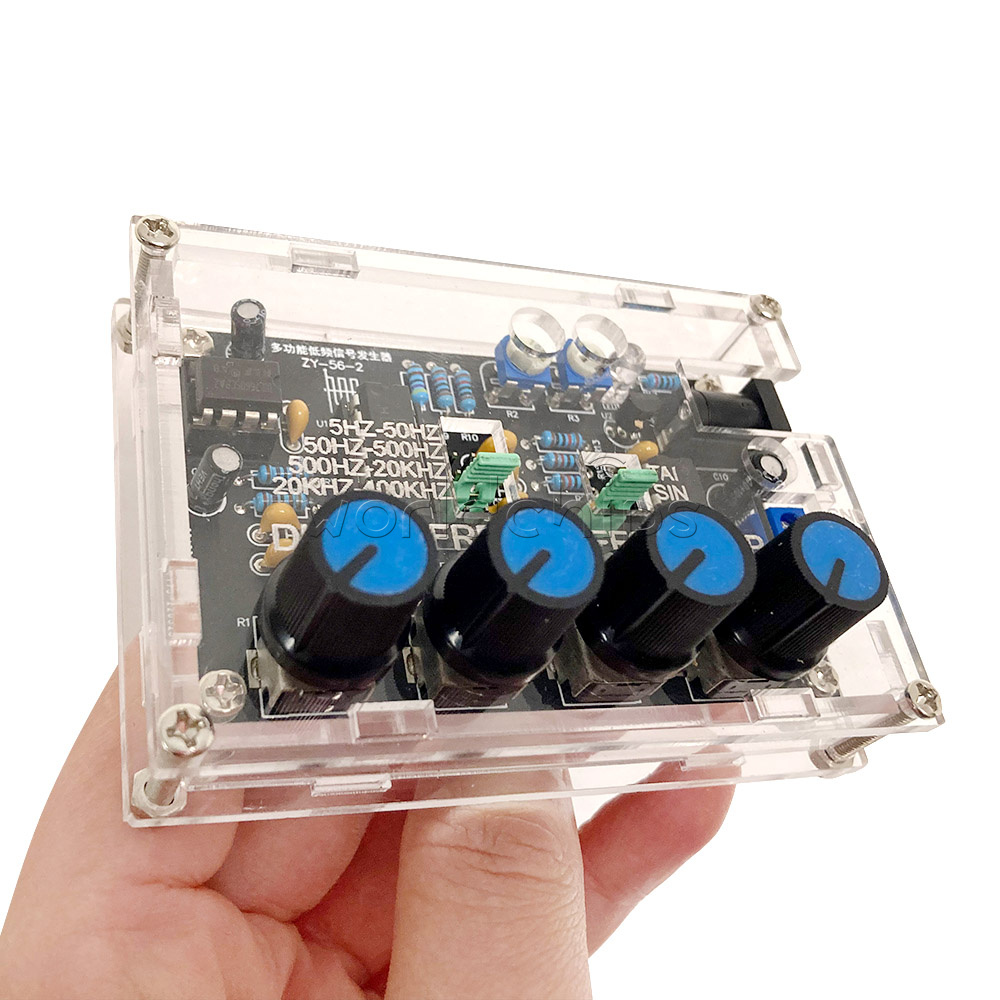 ICL8038 Function Signal Generator DIY Kit – 5Hz-400kHz Sine/Triangle/Square Wave, Adjustable Amplitude, Upgrade From XR2206