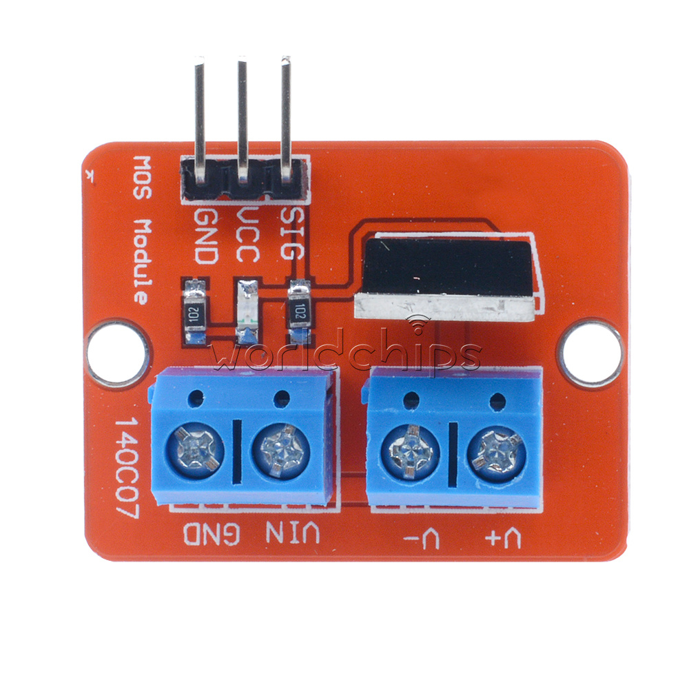 2PCS Red MOSFET Button IRF520 MOSFET Driver Module for Arduino ARM ...