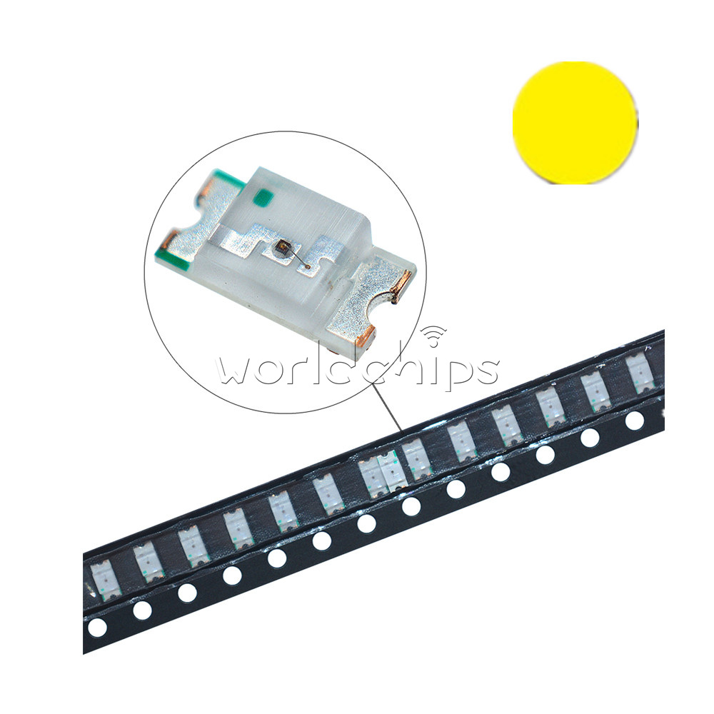 200pcs White super bright 1206 SMD Led Light Bulbs Lamp Car SMT Brightness