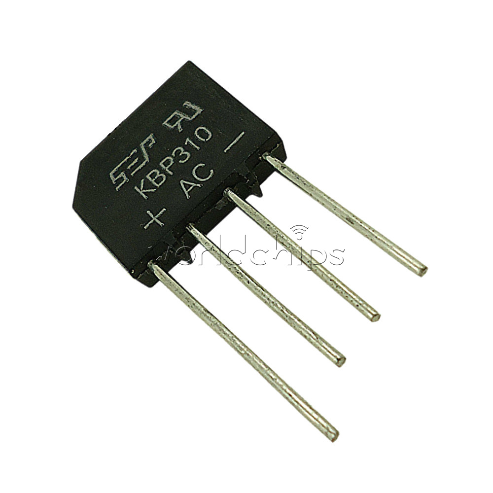 10PCS KBP310 3 Amp Bridge Rectifier 50V to 1000V Replace RS310 NEW