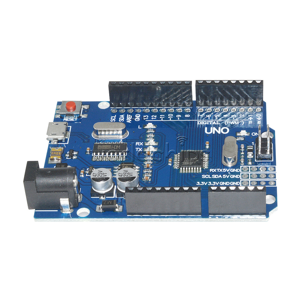 Version Arduino UNO R3 ATMEGA328P-16AU CH340G Micro USB Board DIY