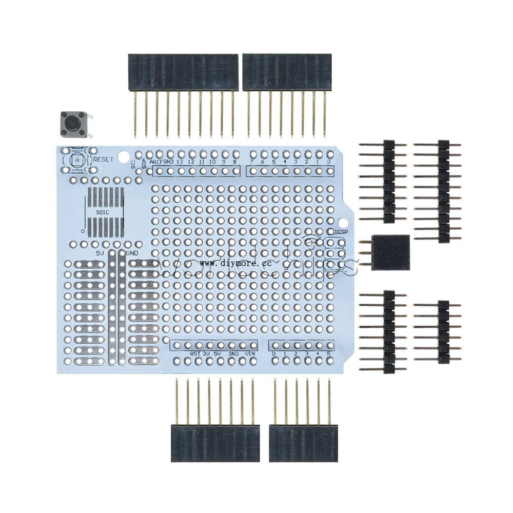 Prototype PCB Protoshield DIY UNO R3 Mega 1280 2560 328 Shield Board For Arduino