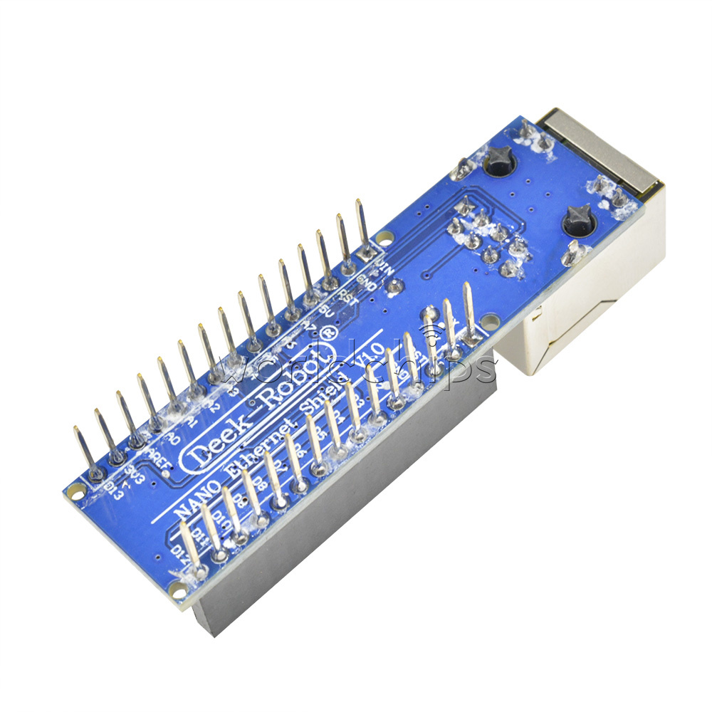 5PCS Mini ENC28J60 Webserver module Ethernet Shield board for Arduino Nano v3.0