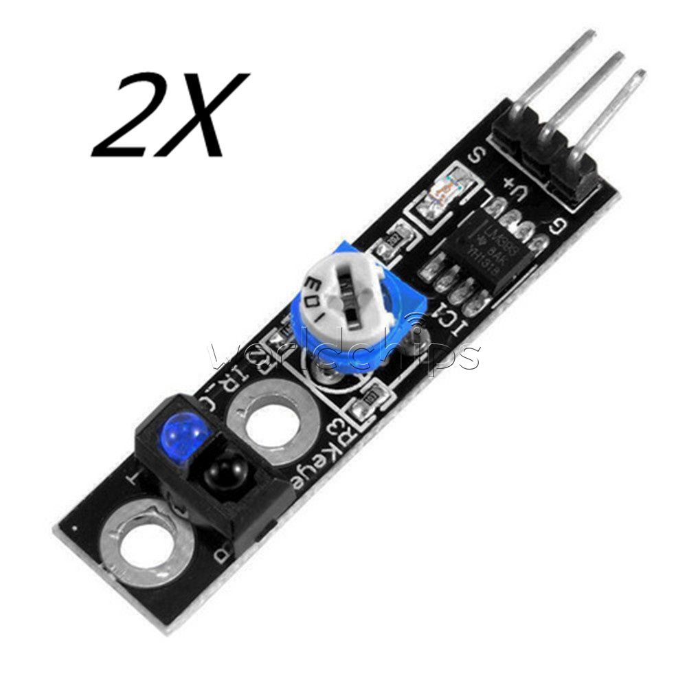 10PCS TCRT5000 IR Infrared Line Track Sensor Obstacle Avoidance Module 3.3V-5V