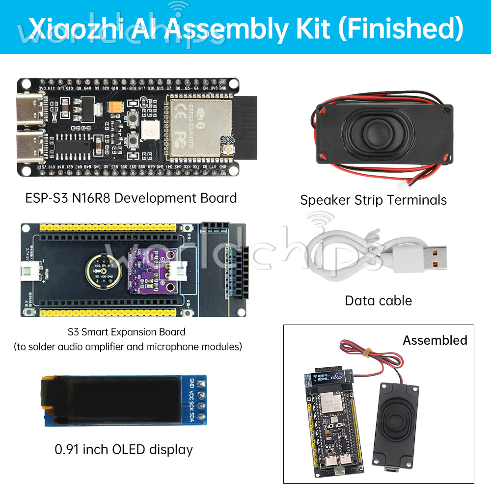 AI Chatbot Development Board Kit ESP32-S3 N16R8 kunstmatige intelligentie AI Voice Moederbord Micro- | NL