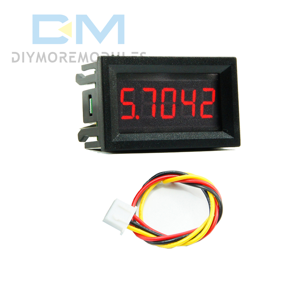 DC 0-33V 0.36 inch LED Display 3 Wire 5-Digit High-precision Voltmeter 3 Colors