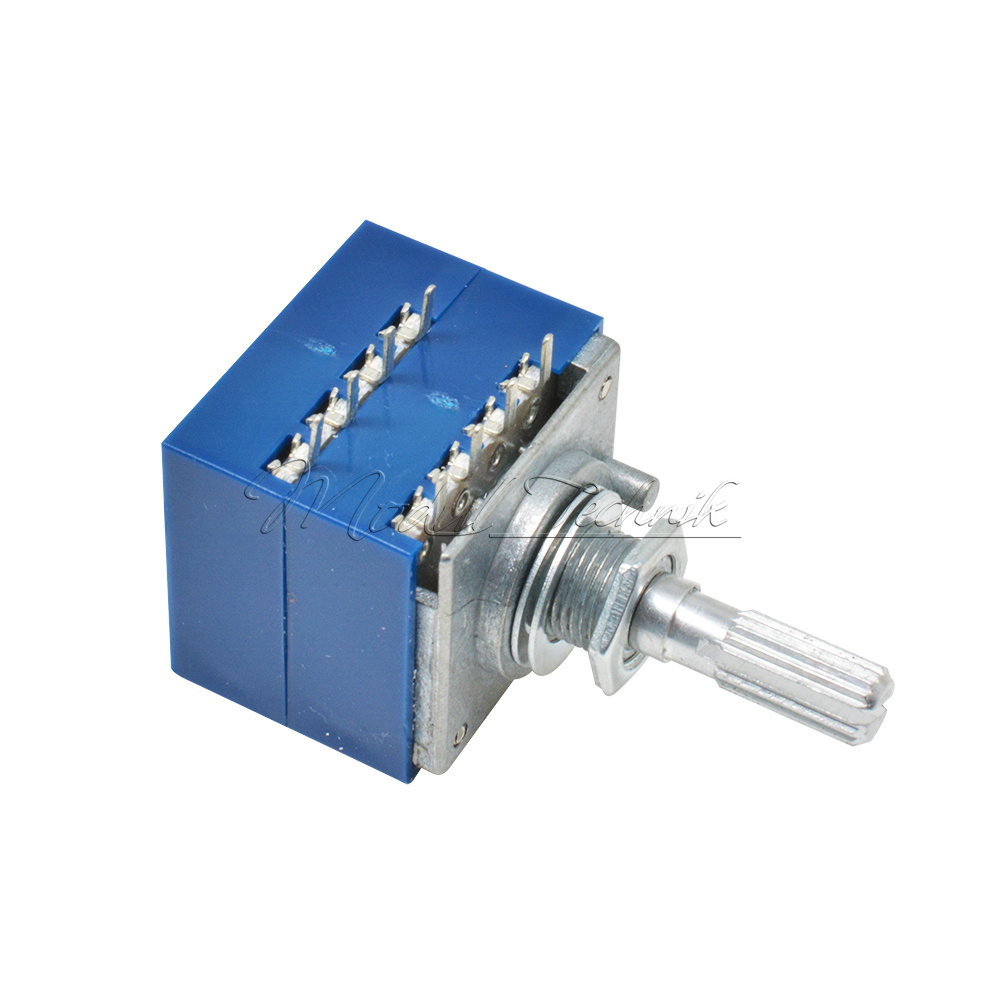 Potenziometro Audio 27 Tipo Per Amplificatore Potenziometro ALPS Stype 100KA Log Audio Stereo - 27 Tipo, Con Manopola Rigata, 1 Pezzo Pot Per Amplificatore Chitarra - Foto 3