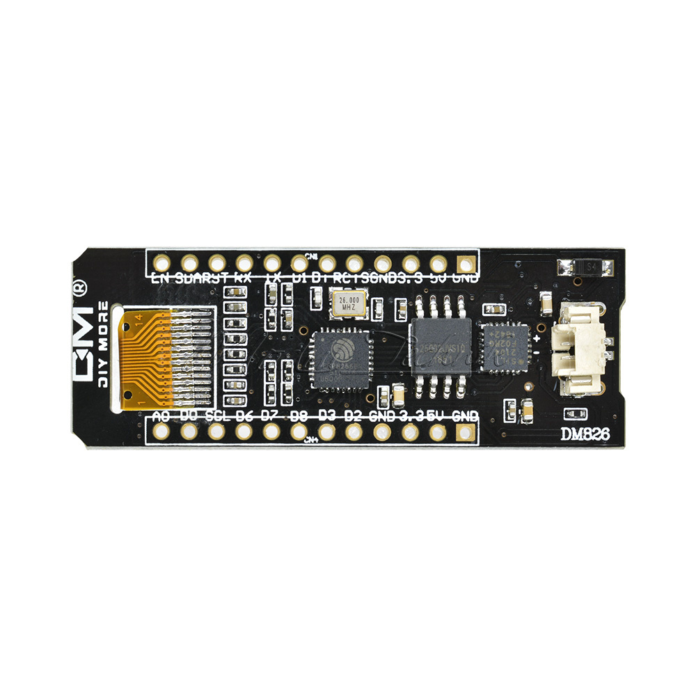 NodeMCU ESP8266 WiFi Board With 0.91" OLED Display & CP2104 USB – Compatible With Arduino Projects