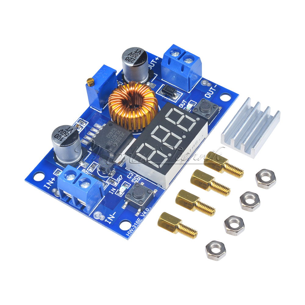 5A 75W DC DC Step down Converter Spannungswandler mit LED Voltmeter New