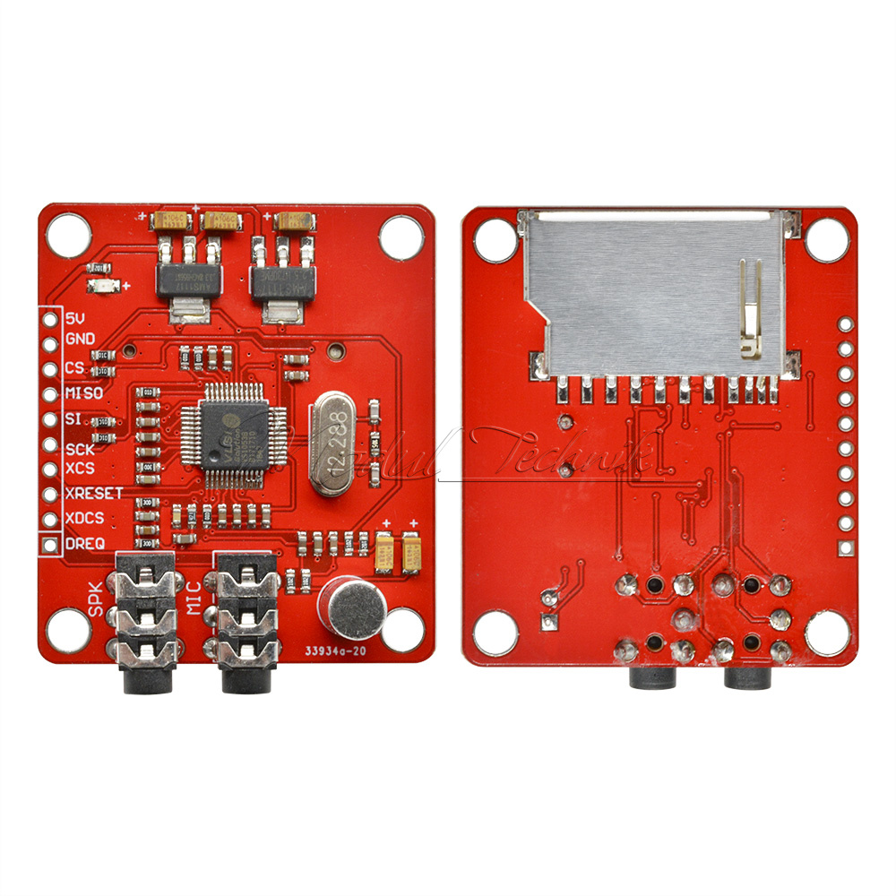 MP3 VS1053 Module with SD card slot VS1053B Ogg real-time recording for