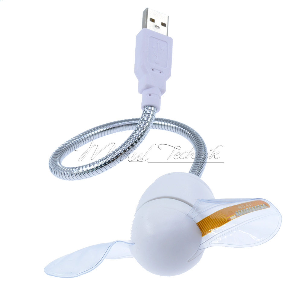 USB Digital Ventilator Programmierbar LED Schwanenhals PC Lüfter Fan