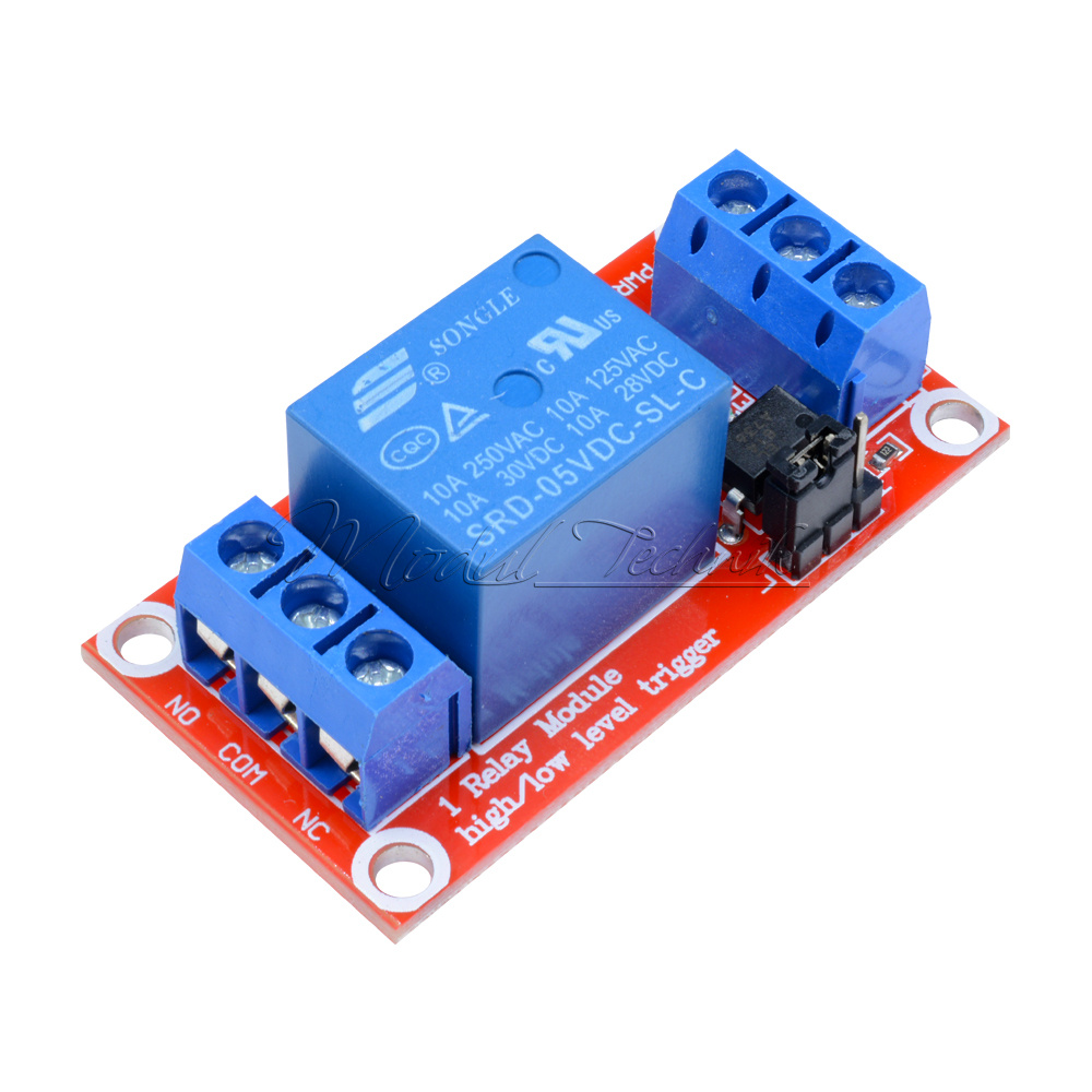 5V 1Kanal Relay Module with Optocoupler H/L Level Triger für Arduino