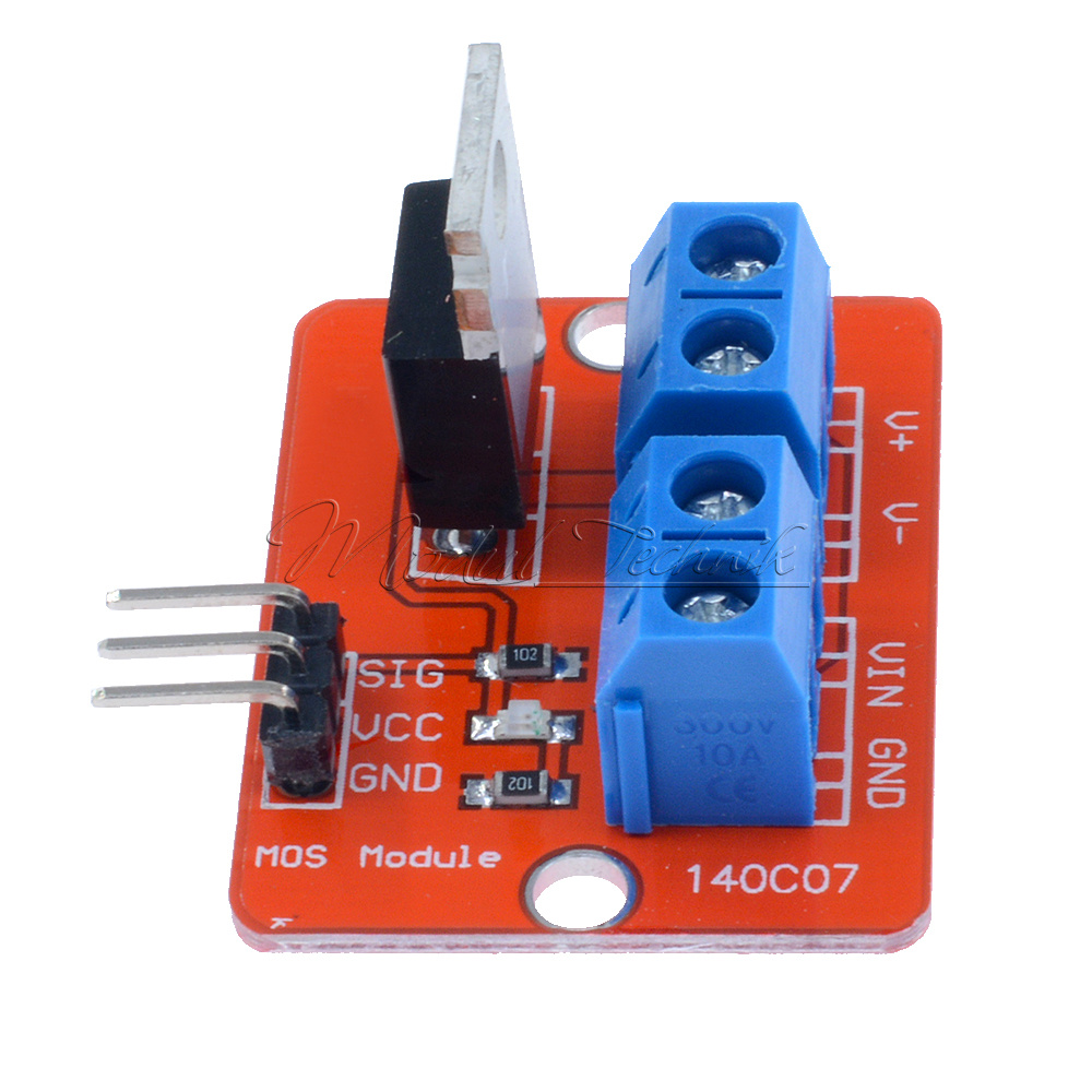 IRF520 MOS FET Driver Treiber Modul 3.3V/ 5V für Arduino MCU ARM New | eBay