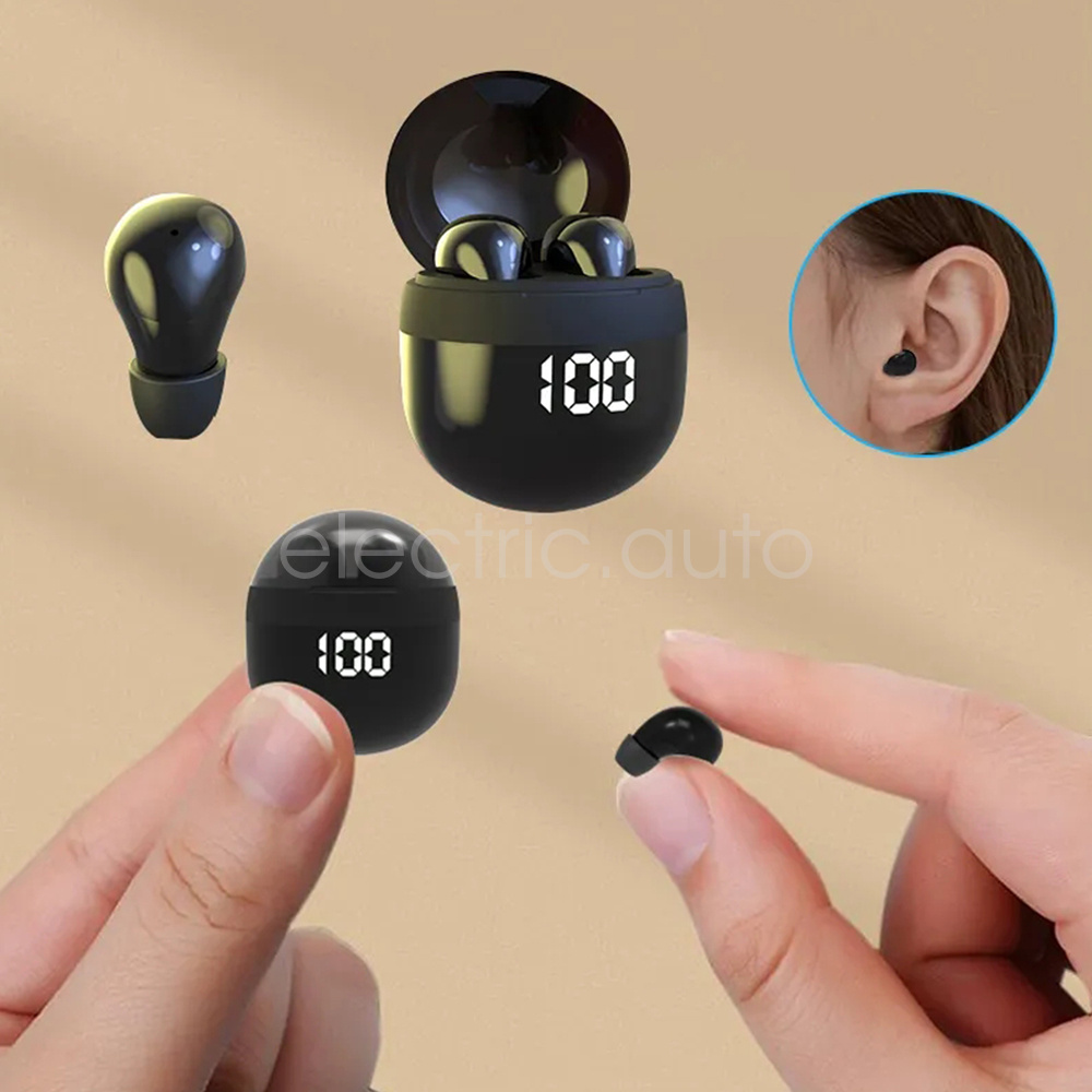 US Invisible Sleep Earbuds TWS Wireless Bluetooth Headset Waterproof Earphones_voghion.com