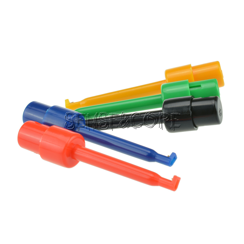 SODIAL R 2 Stueck 1m Bananenstecker zu Krolklemmen Probe Testkabel Rot k12l
