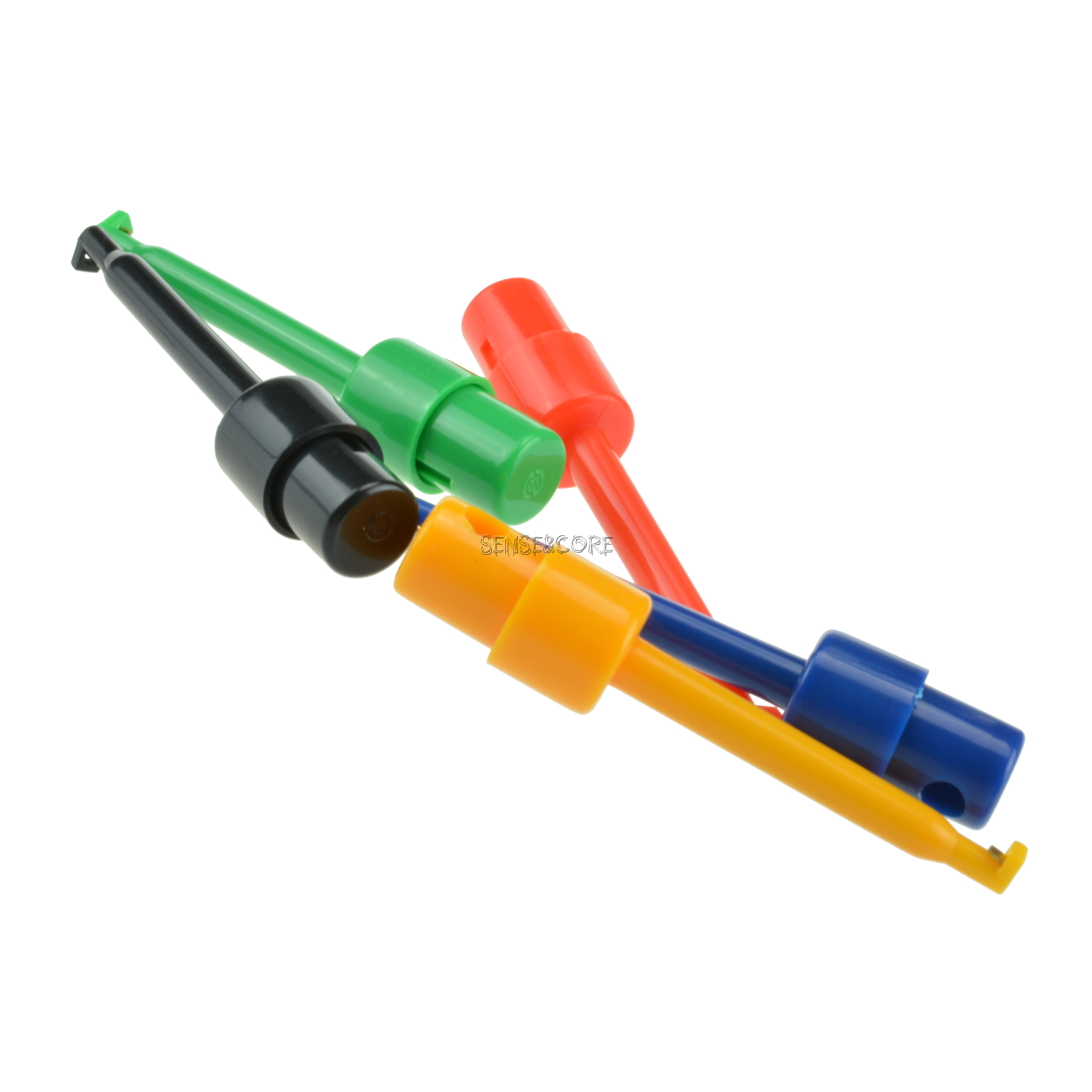 SODIAL R 2 Stueck 1m Bananenstecker zu Krolklemmen Probe Testkabel Rot k12l