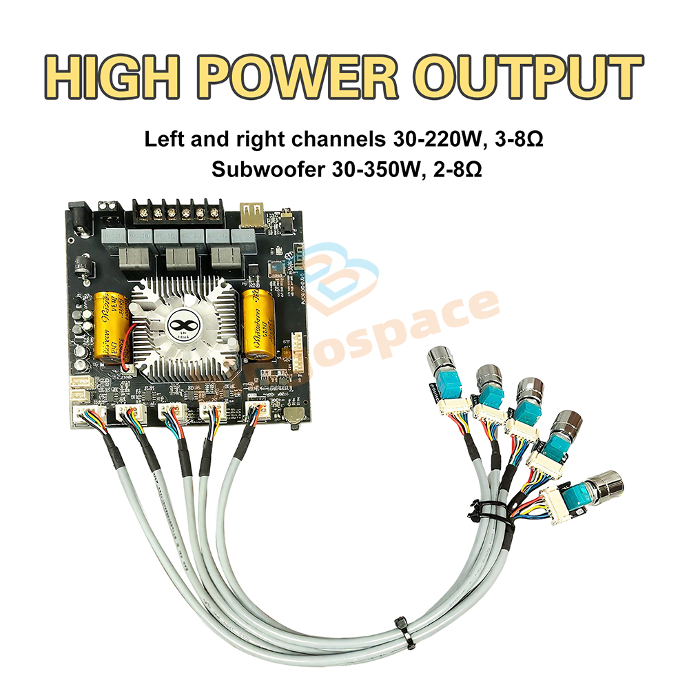 ZK-AS21 2.1-CH Bluetooth Audio Power Amplifier Board TPA3255