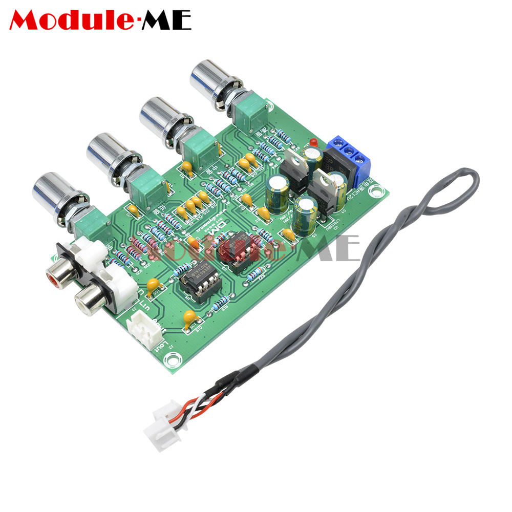 NE5532 Stereo Pre-amp Preamplifier Tone Board Audio 4 Channels