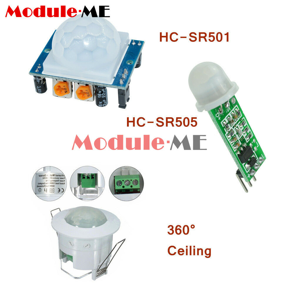 Mini HC-SR505 /360° Ceiling Infrared PIR Body Motion Sensor Lamp Light Detector