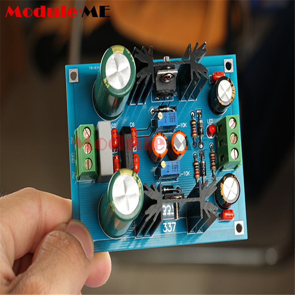 Lm317 Lm337 Adjustable Filtering Power Supply Module Voltage Regulator