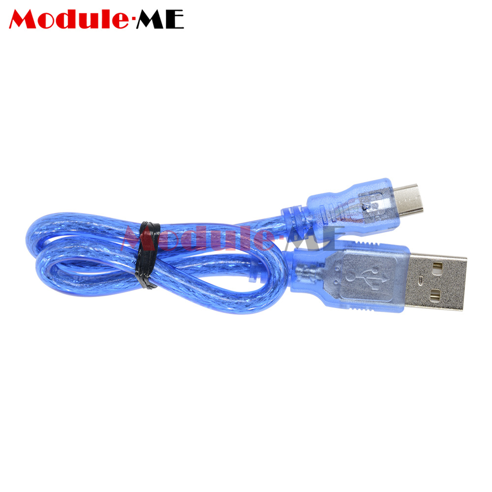 High Quality 30cm USB 2.0 A Male to Micro USB 5 pin Male Data Charge Cable Cord