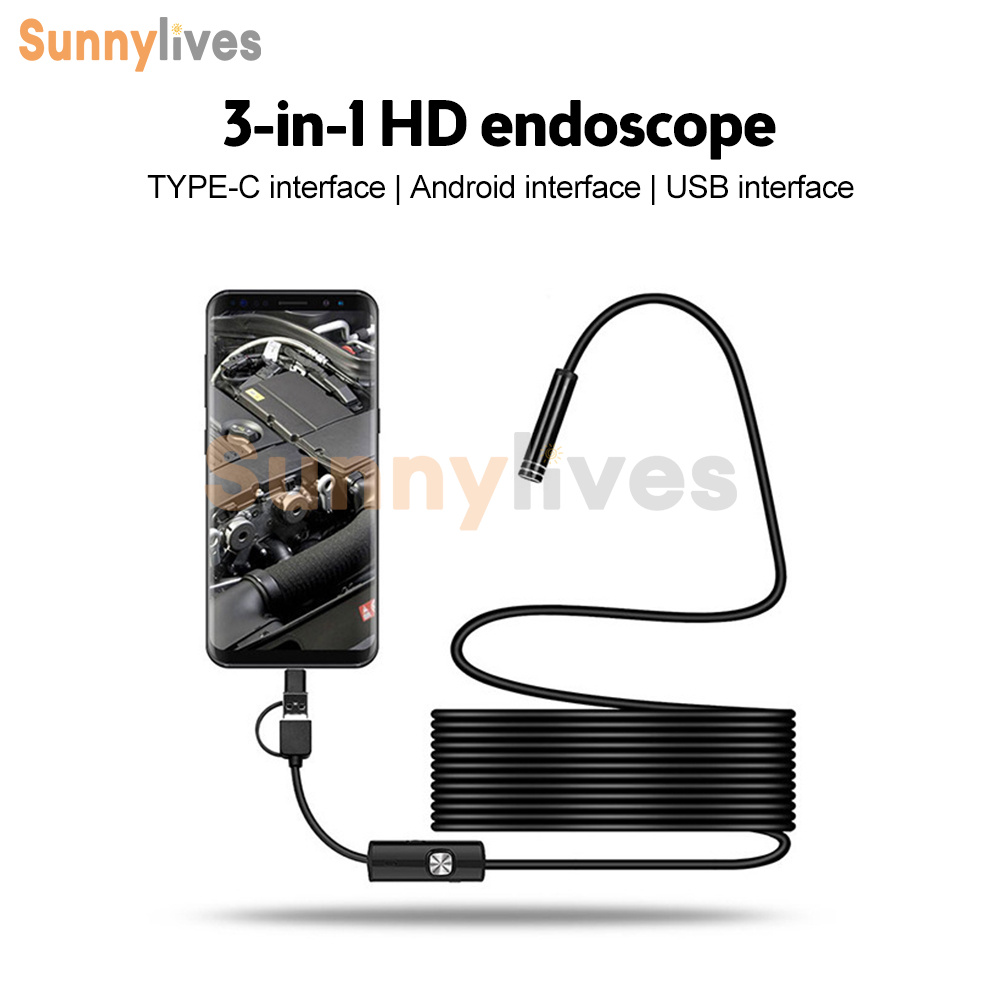 TUBO ISPEZIONE FOTOCAMERA Endoscopio Impermeabile IP66 Luci YPC-001-15M