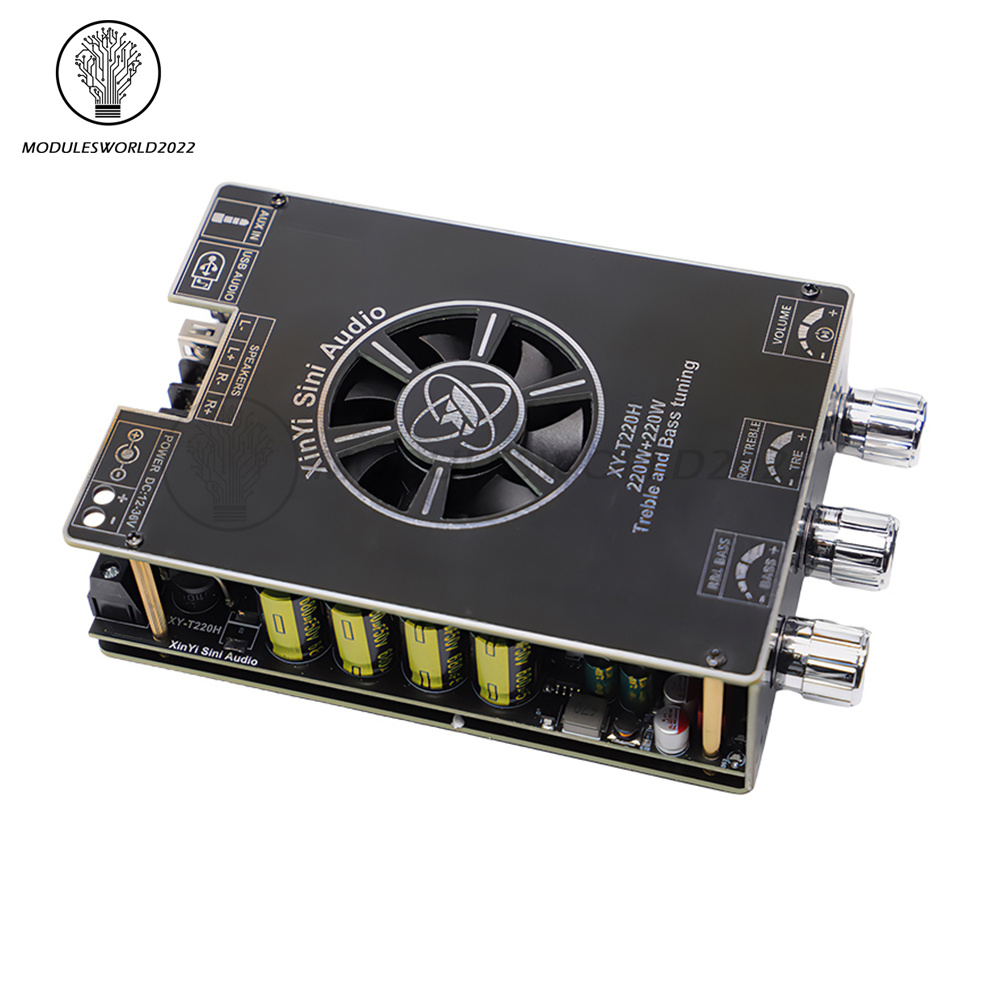 TPA3251D2 Bluetooth 5.2 220W+220W Stereo Audio Power Amplifier