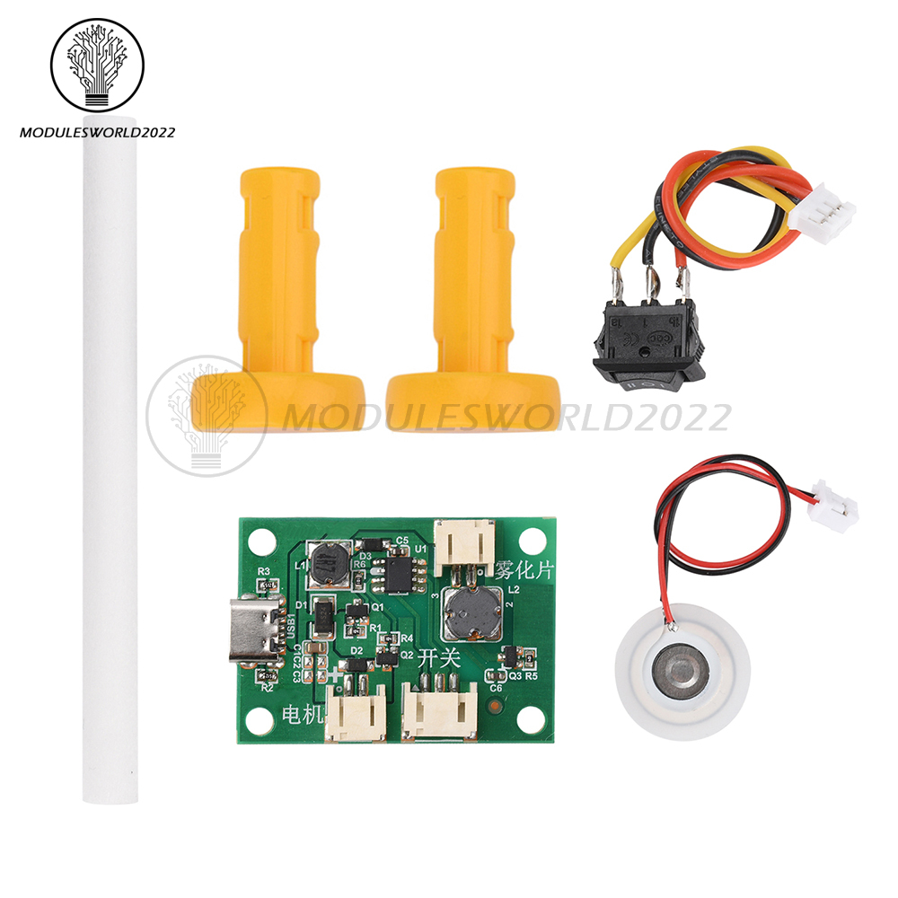 DC 5V Single Spray Humidifier Module Ultrasonic Atomization Drive Board Type C