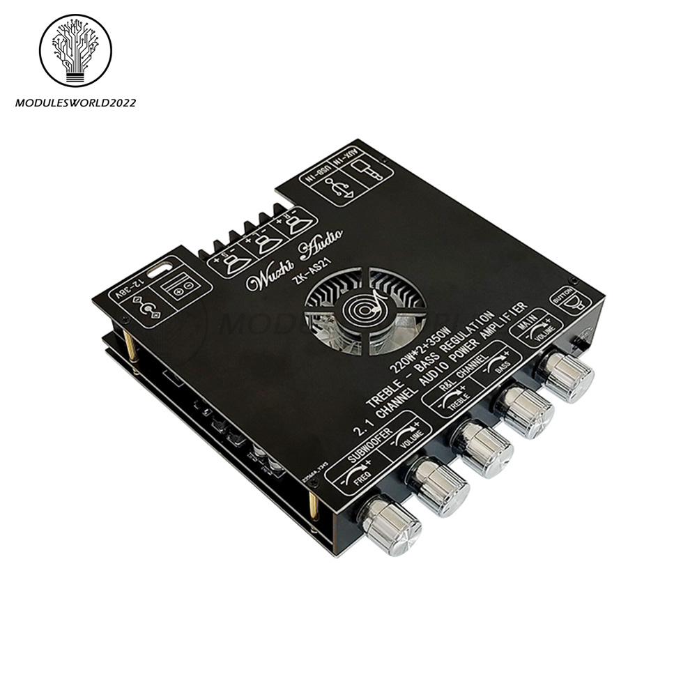 ZK-AS21 2.1 Channel TPA3251 Bluetooth Digital Power Amplifier