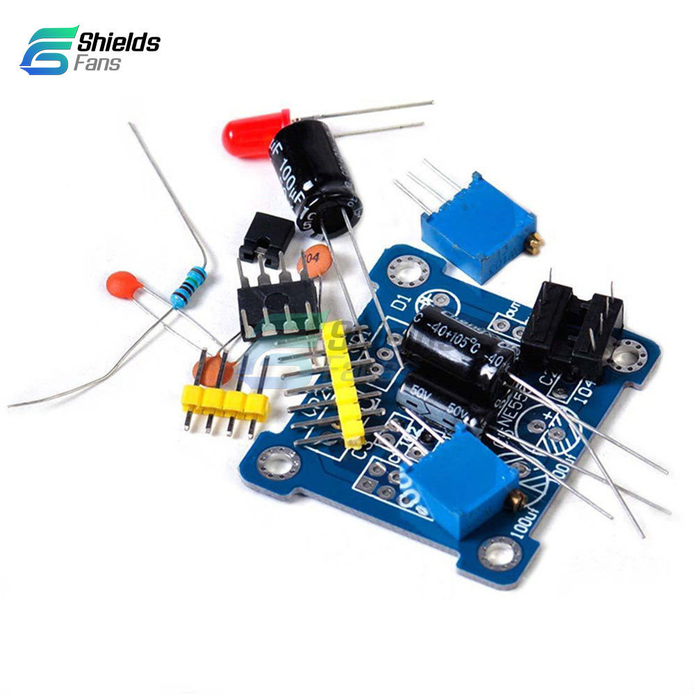 NE555 Pulse Generator Adjustable Frequency Module Board for Arduino 5V