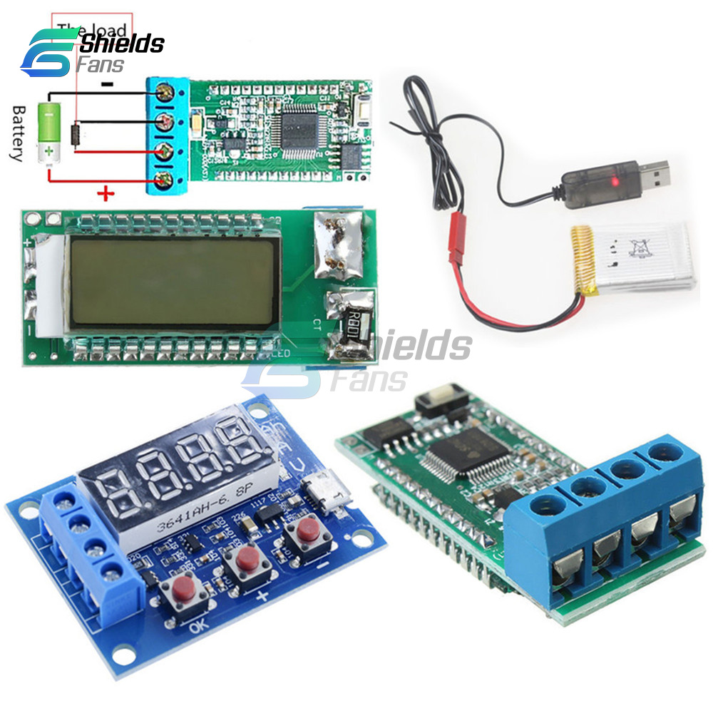 ZB2L3 26650 18650 Capacity Current Voltage LCD Meter Lithium Battery Tester UK
