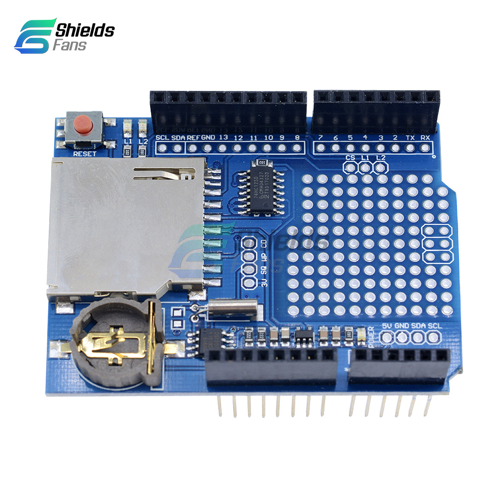 Data Logger Module Logging Shield Data Recorder Shield for Arduino UNO SD Card